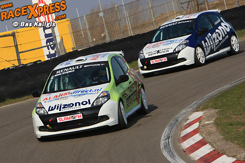 Renault Clio Cup met Michael en Sebastiaan Bleekmolen